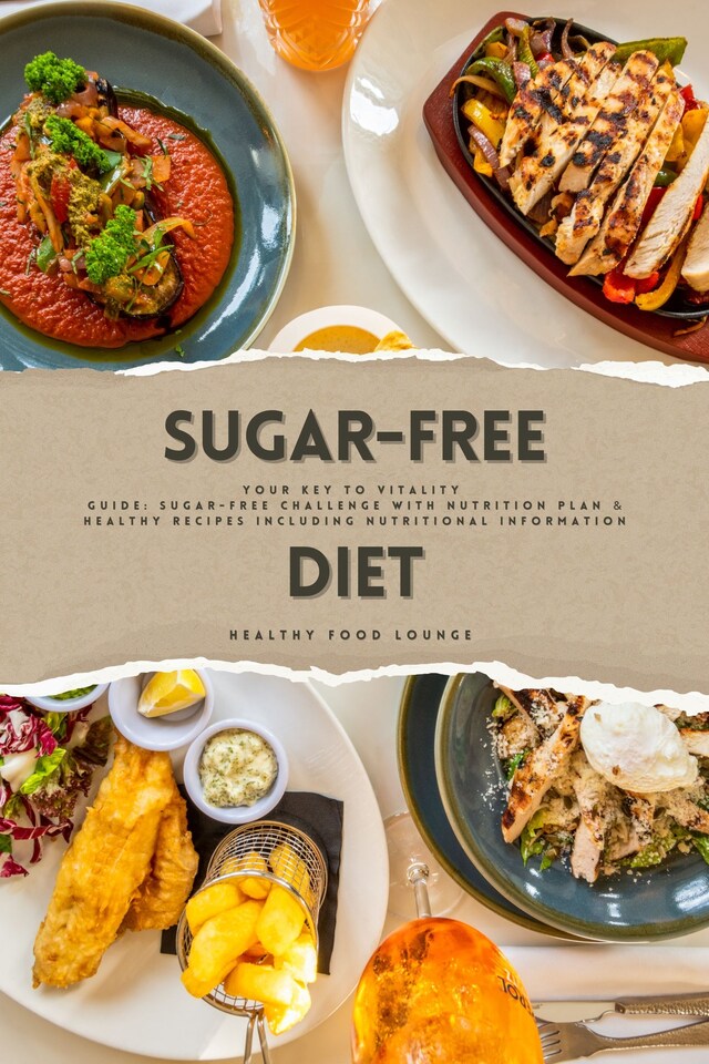 Boekomslag van Sugar-Free Diet: Your Key to Vitality (Guide: Sugar-Free Challenge with Nutrition Plan and Healthy Recipes Including Nutritional Information)