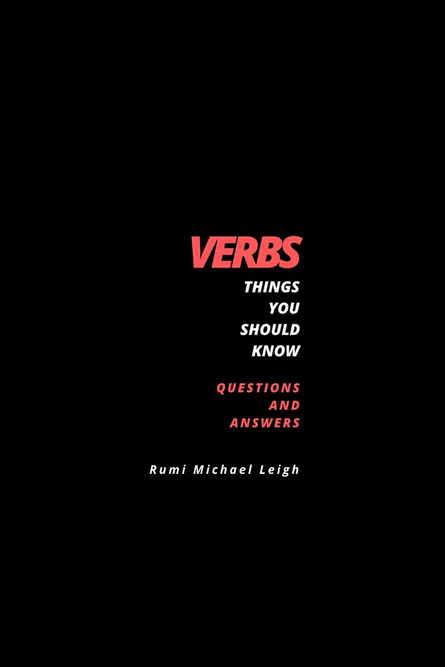 Book cover for Verbs