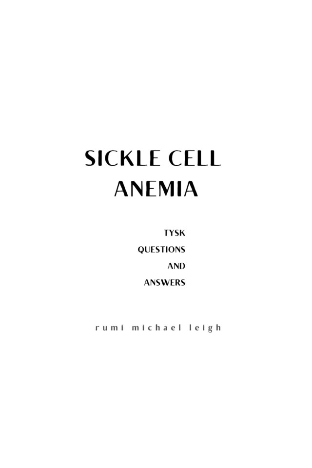 Book cover for Sickle cell anemia