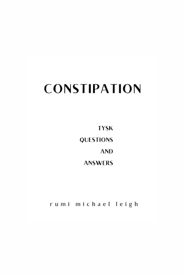 Book cover for Constipation