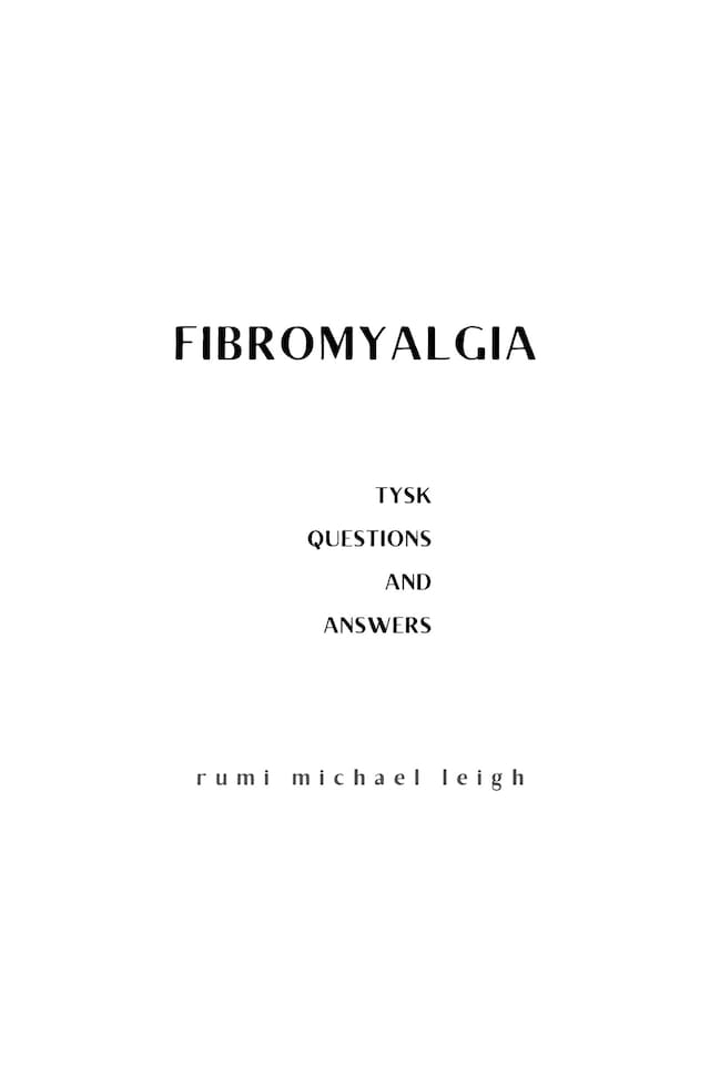 Book cover for Fibromyalgia