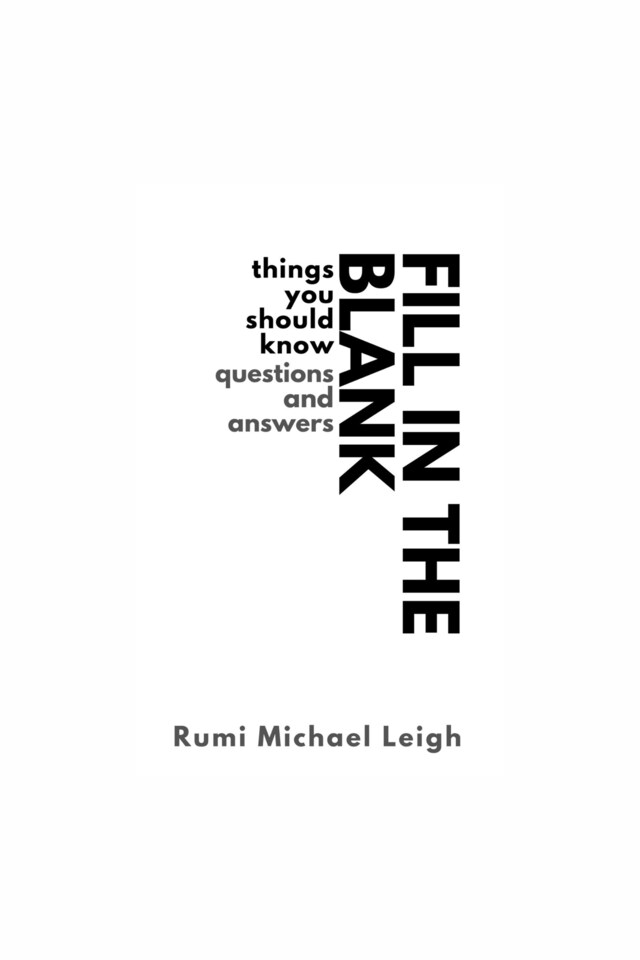 Book cover for Fill in the Blank