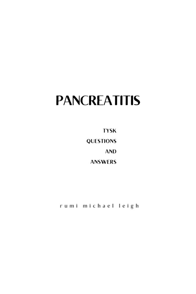 Book cover for Pancreatitis