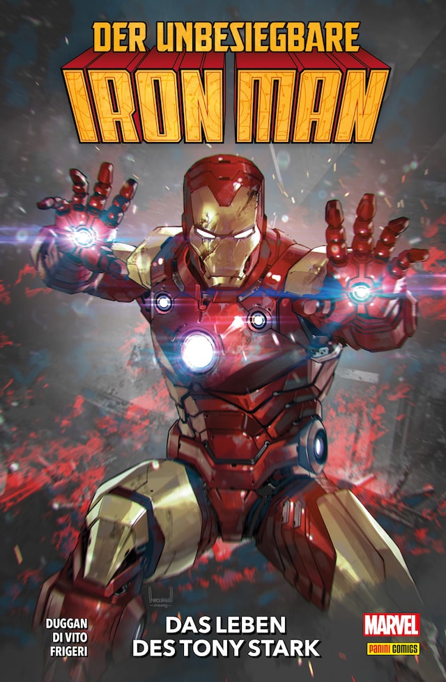 Book cover for DER UNBESIEGBARE IRON MAN 1 - DAS LEBEN DES TONY STARK