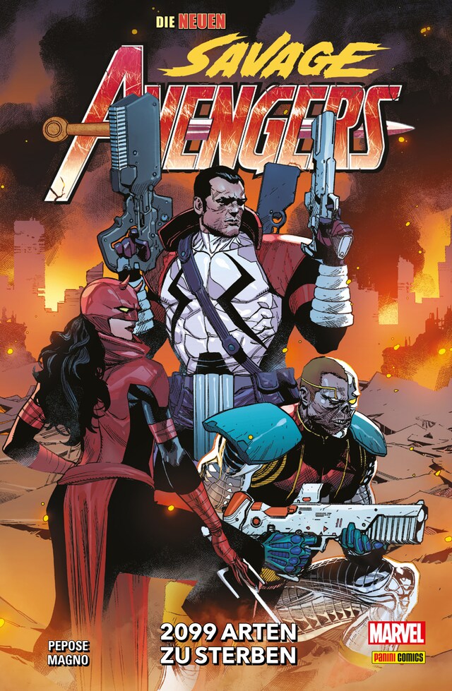 Buchcover für DIE NEUEN SAVAGE AVENGERS 2 - 2099 ARTEN ZU STERBEN