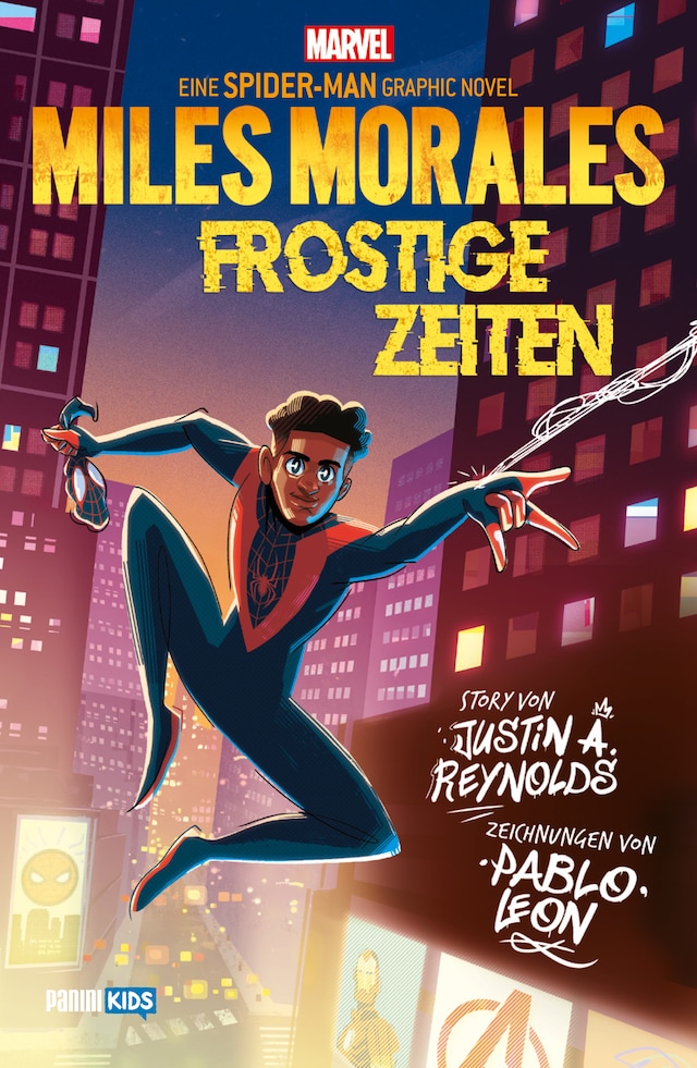 Book cover for SPIDER-MAN: MILES MORALES - FROSTIGE ZEITEN