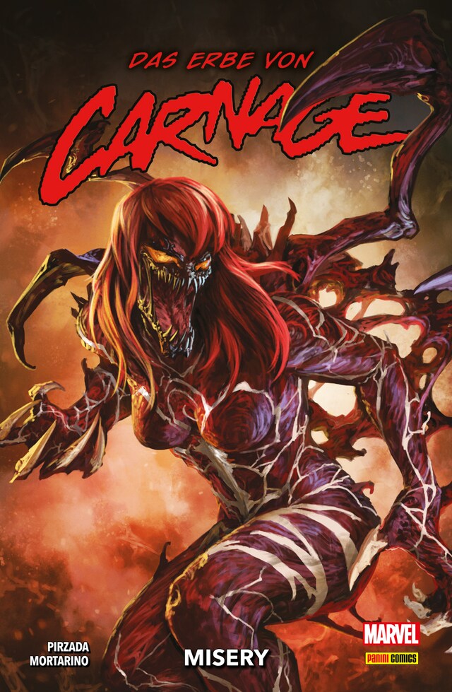 Copertina del libro per DAS ERBE VON CARNAGE - MISERY