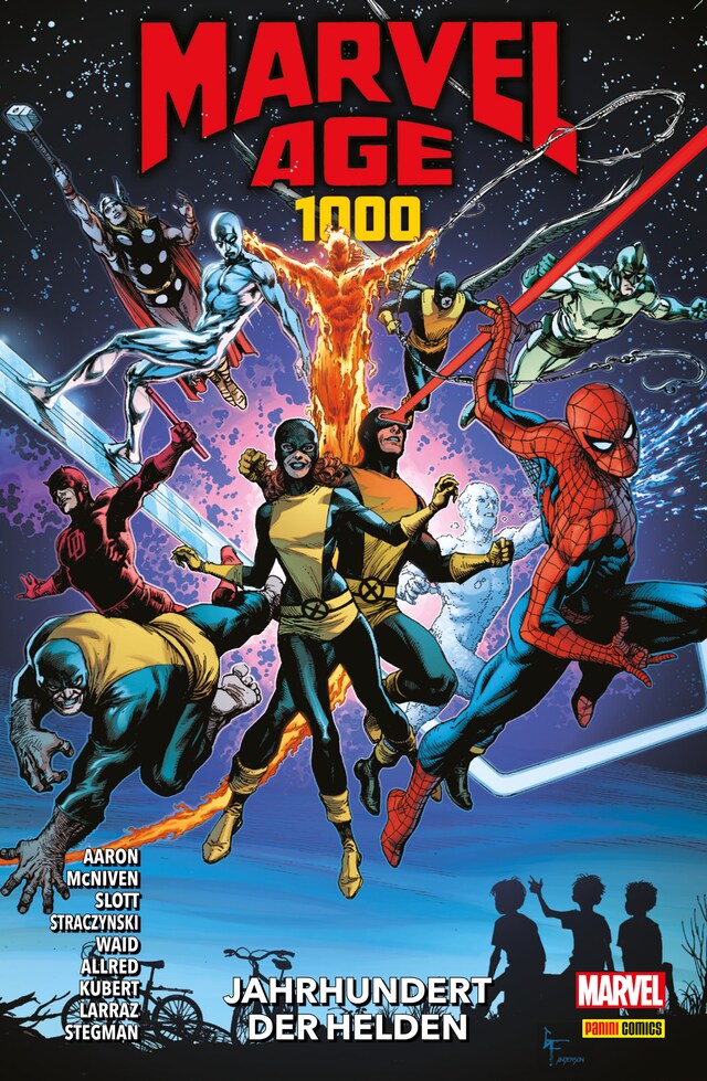 Bokomslag för MARVEL AGE 1000 - JAHRHUNDERT DER HELDEN