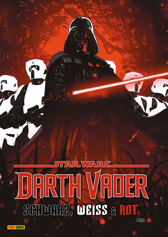 Boekomslag van Star Wars: Darth Vader - Schwarz, Weiss und Blut