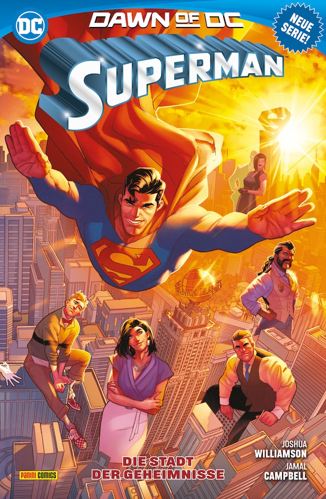 Kirjankansi teokselle Superman - Bd. 1 (3. Serie): Die Stadt der Geheimnisse