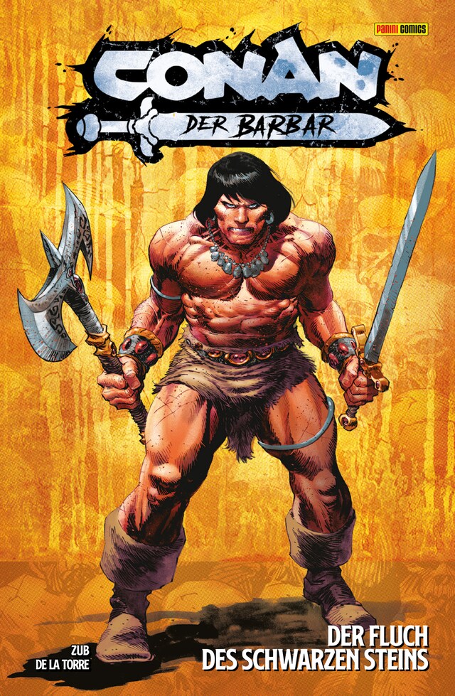 Book cover for Conan der Barbar, Band 1 - Der Fluch des schwarzen Steins