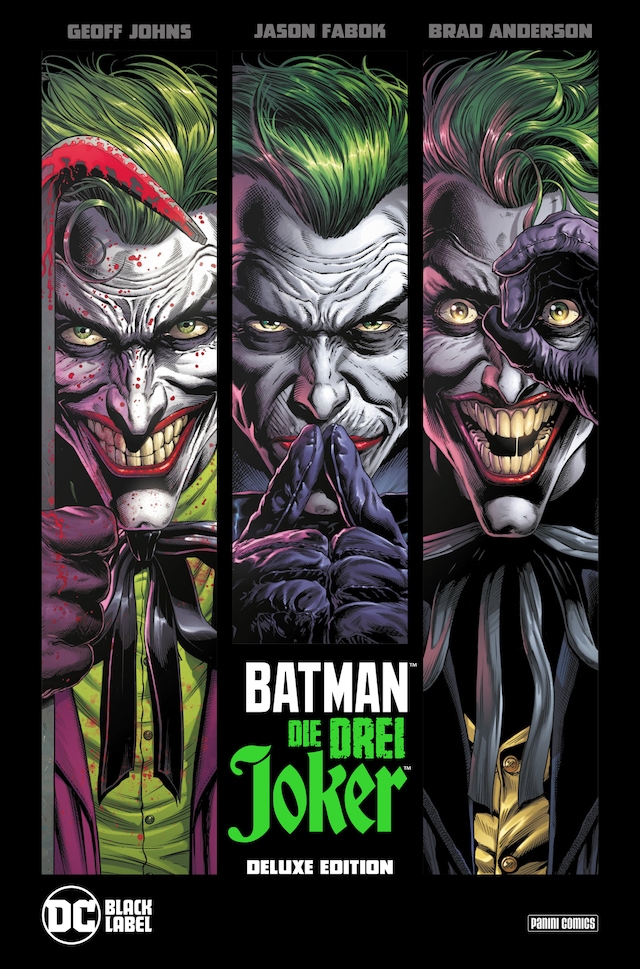 Buchcover für Batman: Die drei Joker (Deluxe-Edition)