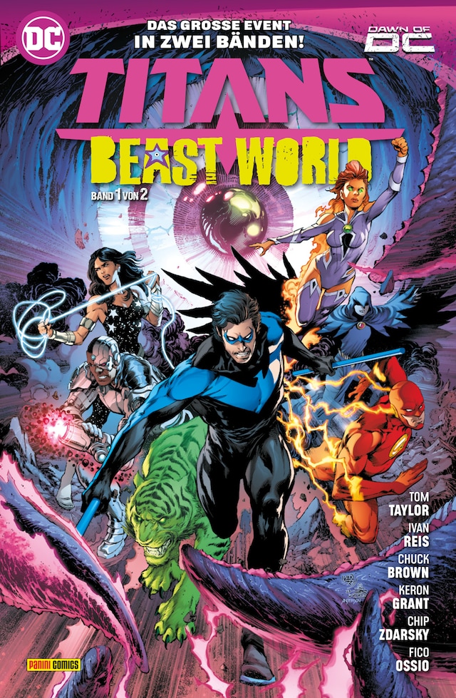 Kirjankansi teokselle Titans - Bd. 2 (2. Serie): Beast World 1 (von 2)