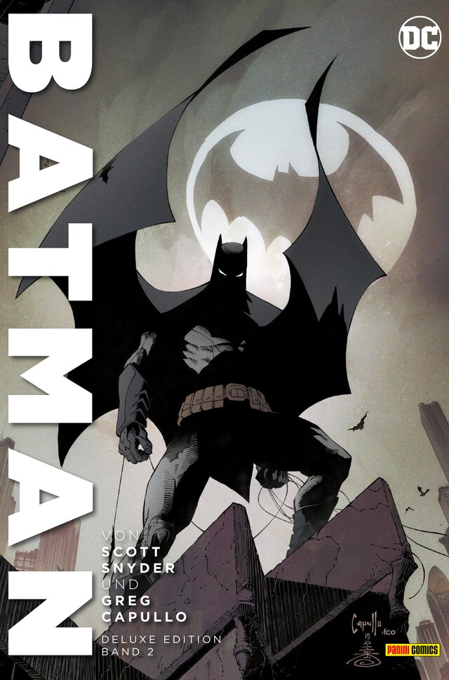 Bogomslag for Batman von Scott Snyder und Greg Capullo (Deluxe Edition) - Bd. 2 (von 2)