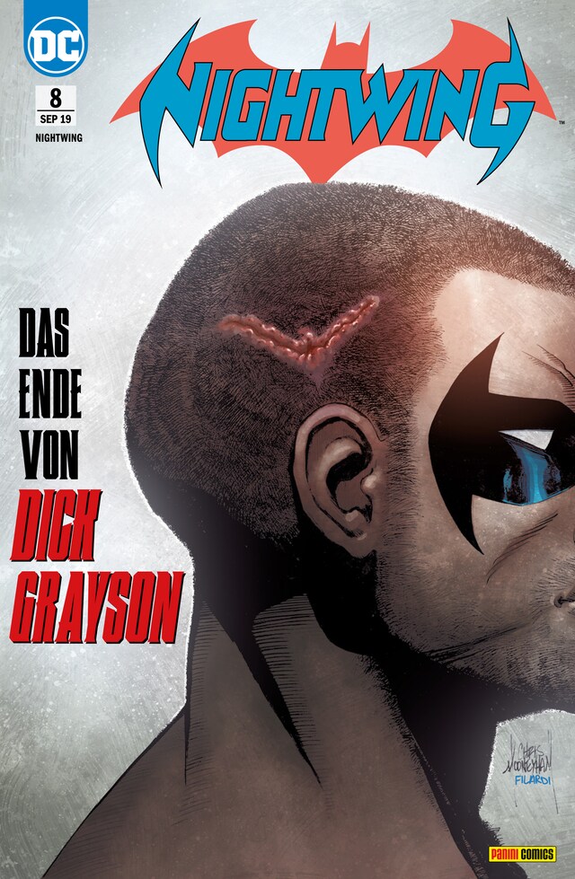 Boekomslag van Nightwing: Bd. 8 (2. Serie): Das Ende von Dick Grayson