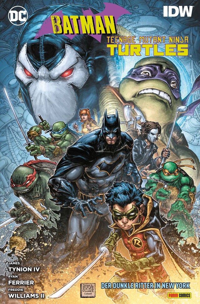 Book cover for Batman/Teenage Mutant Ninja Turtles: Der Dunkle Ritter in New York