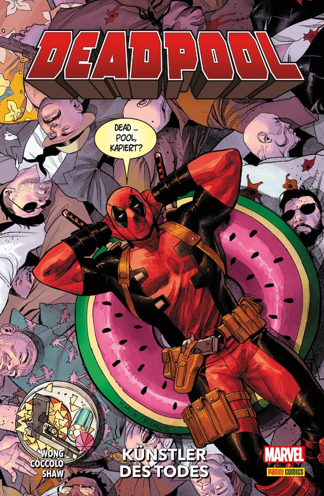 Boekomslag van DEADPOOL PAPERBACK 1 - KÜNSTLER DES TODES