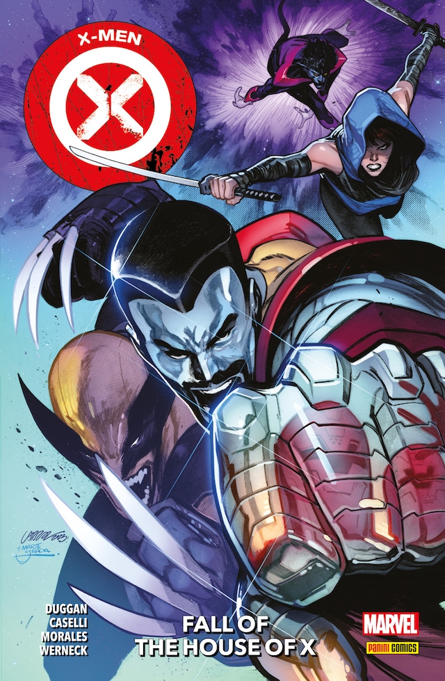 Boekomslag van X-MEN - FALL OF THE HOUSE OF X