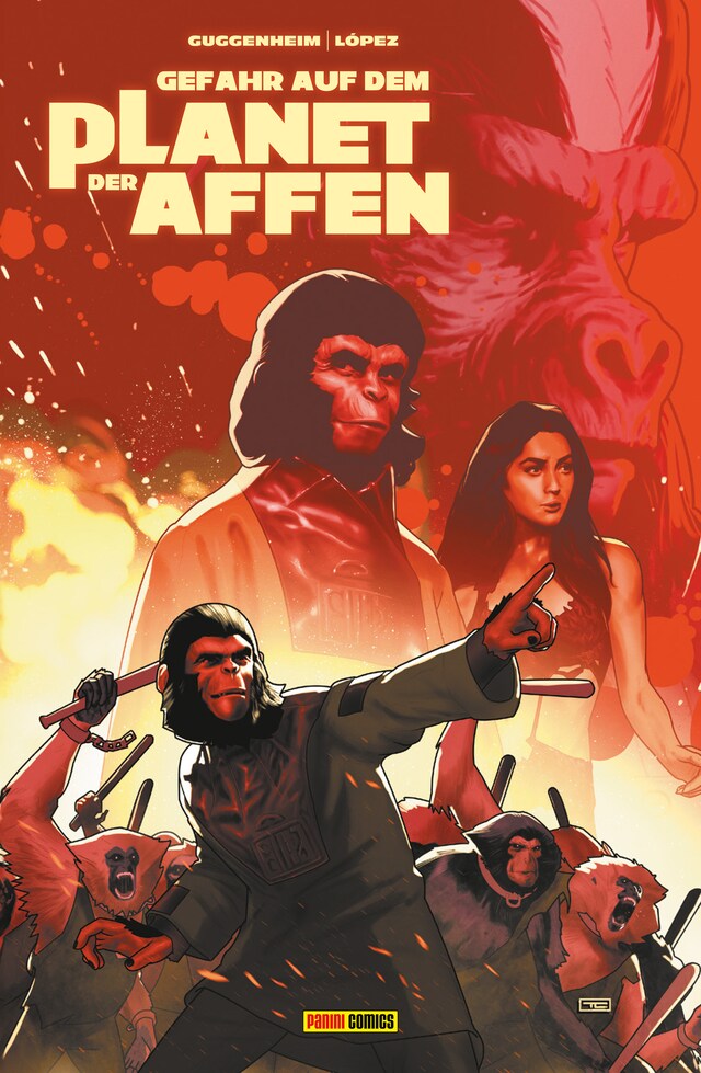 Book cover for Planet der Affen, Band 2 - Gefahr auf dem Planet der Affen