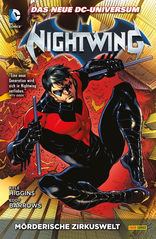 Kirjankansi teokselle Nightwing  - Bd. 1: Mörderische Zirkuswelt