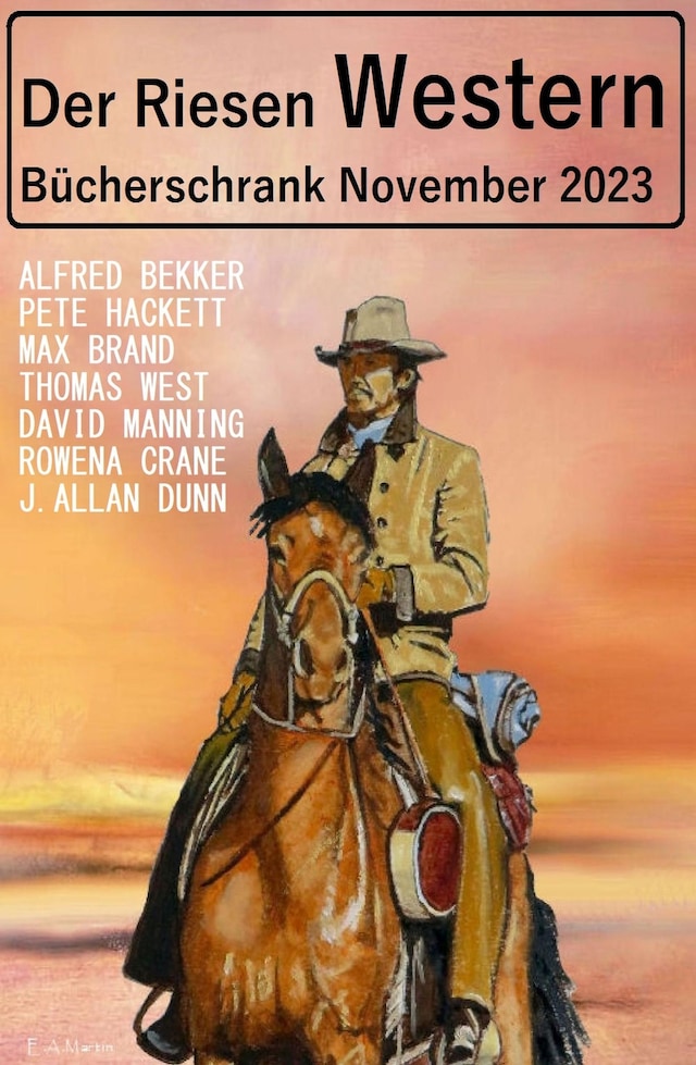 Copertina del libro per Der Riesen Western Bücherschrank November 2023