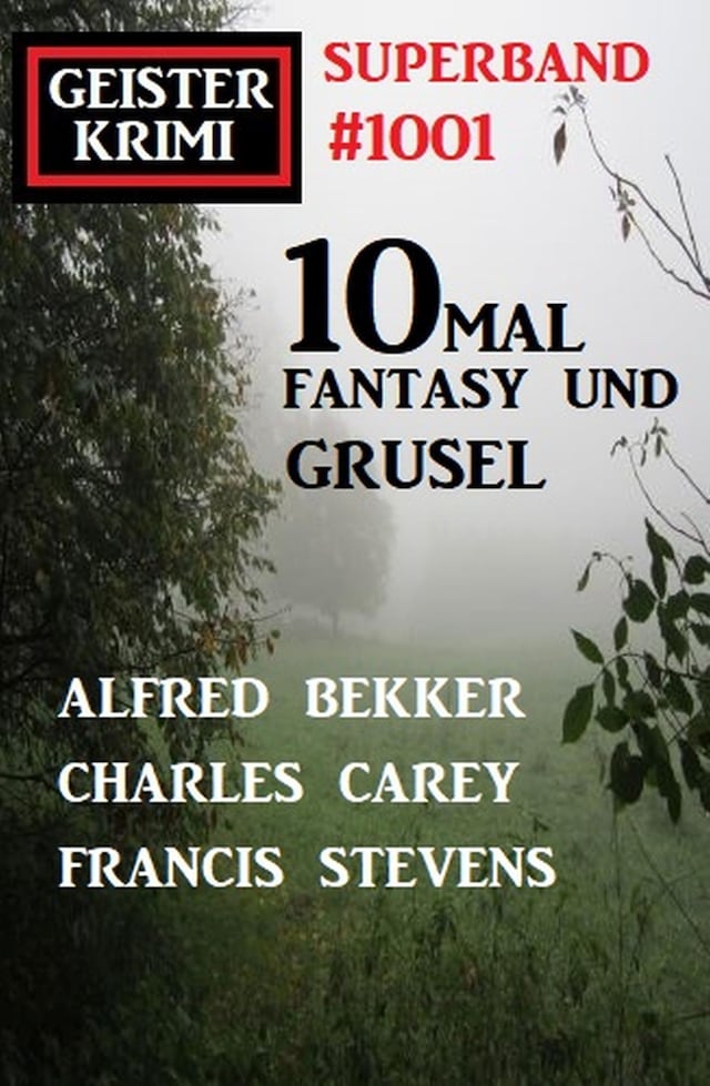 Buchcover für Geisterkrimi Superband 1001: 10mal Fantasy und Grusel