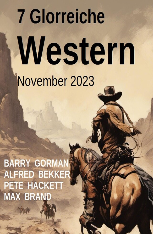 Book cover for 7 Glorreiche Western November 2023