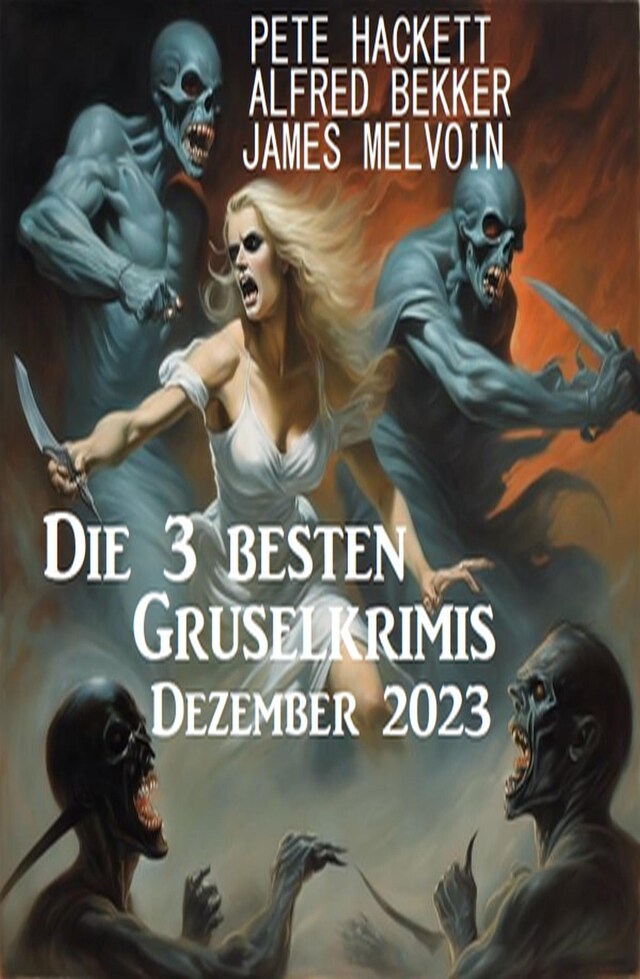 Book cover for Die 3 besten Gruselkrimis Dezember 2023