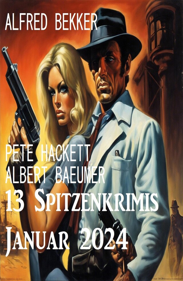 Book cover for 13 Spitzenkrimis Januar 2024