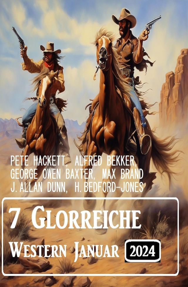 Book cover for 7 Glorreiche Western Januar 2024