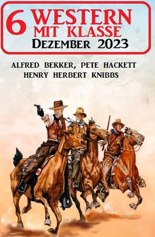 Book cover for 6 Western mit Klasse Dezember 2023