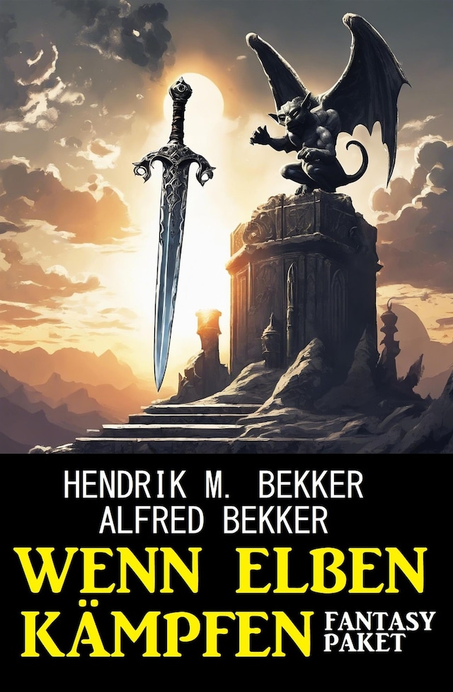 Book cover for Wenn Elben kämpfen: Fantasy Paket