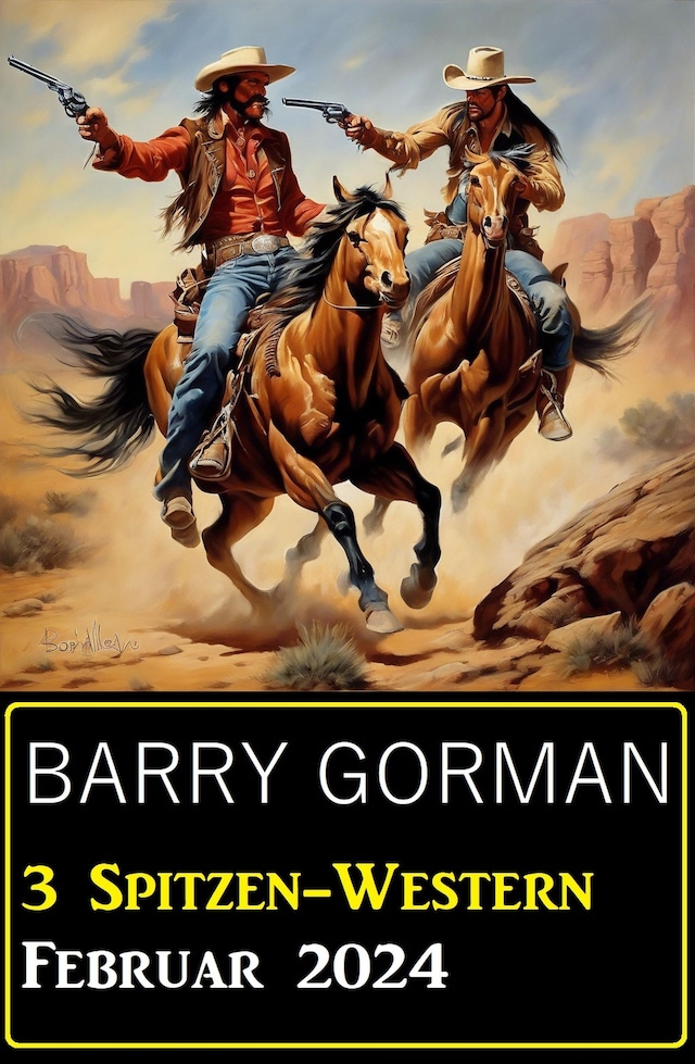Buchcover für 3 Spitzen-Western Februar 2024