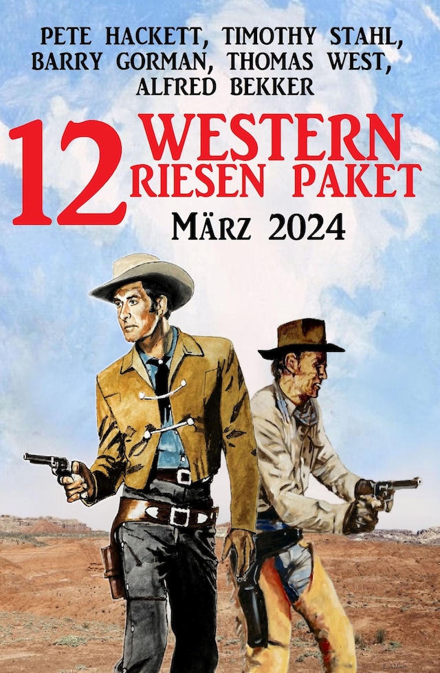 Book cover for 12 Western Riesen Paket März 2024