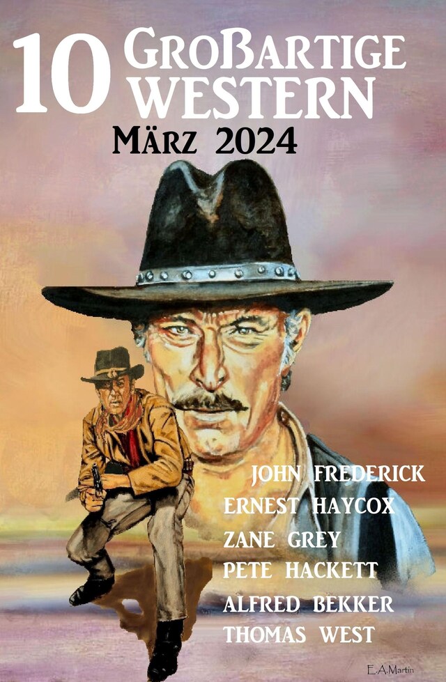 Buchcover für 10 Großartige Western März 2024