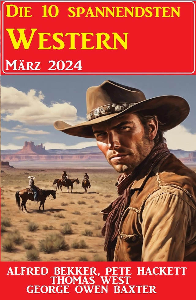 Book cover for Die 10 spannendsten Western März 2024