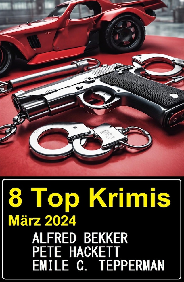 Book cover for 8 Top Krimis März 2024