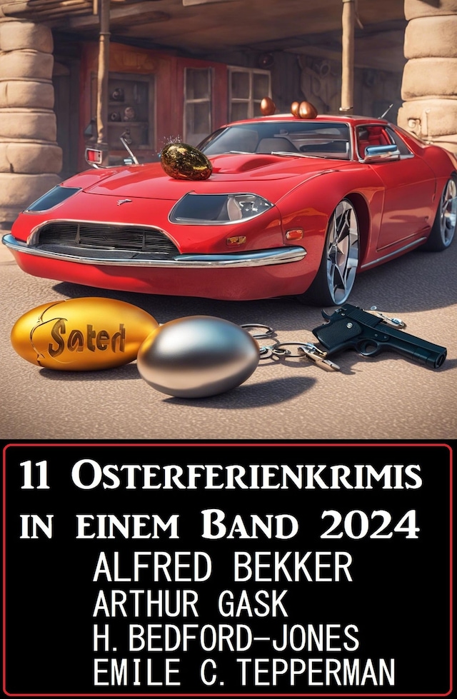 Okładka książki dla 11 Osterferienkrimis in einem Band 2024