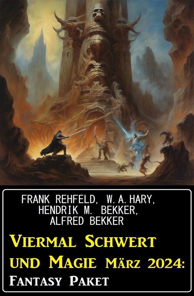 Book cover for Viermal Schwert und Magie März 2024: Fantasy Paket