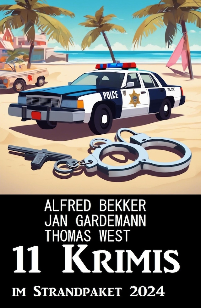 Buchcover für 11 Krimis im Strandpaket 2024