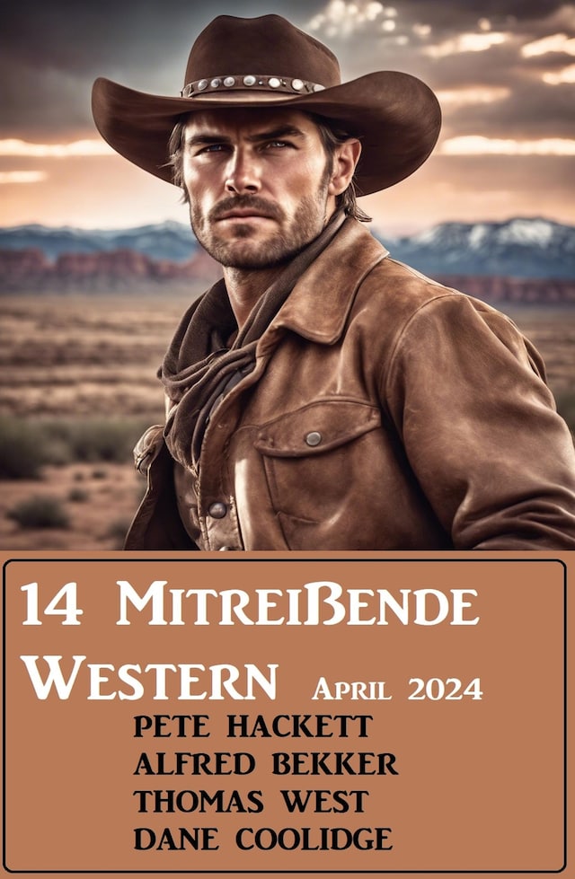 Book cover for 14 Mitreißende Western April 2024