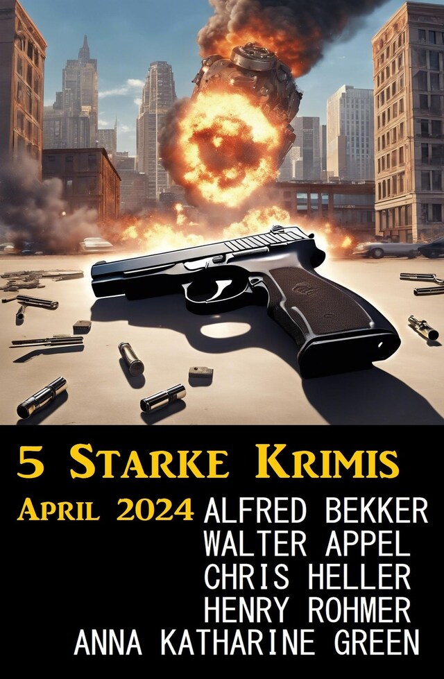 Boekomslag van 5 Starke Krimis April 2024