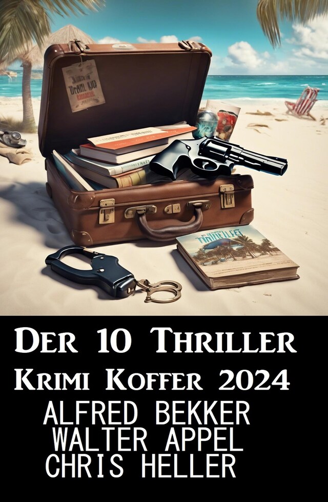 Couverture de livre pour Der 10 Thriller Krimi Koffer 2024