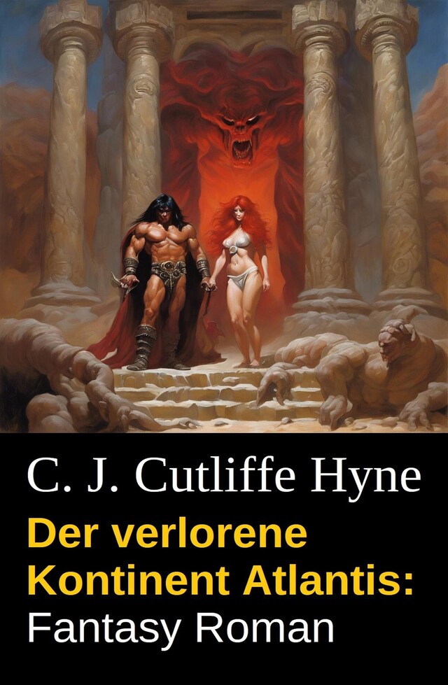 Book cover for Der verlorene Kontinent Atlantis: Fantasy Roman