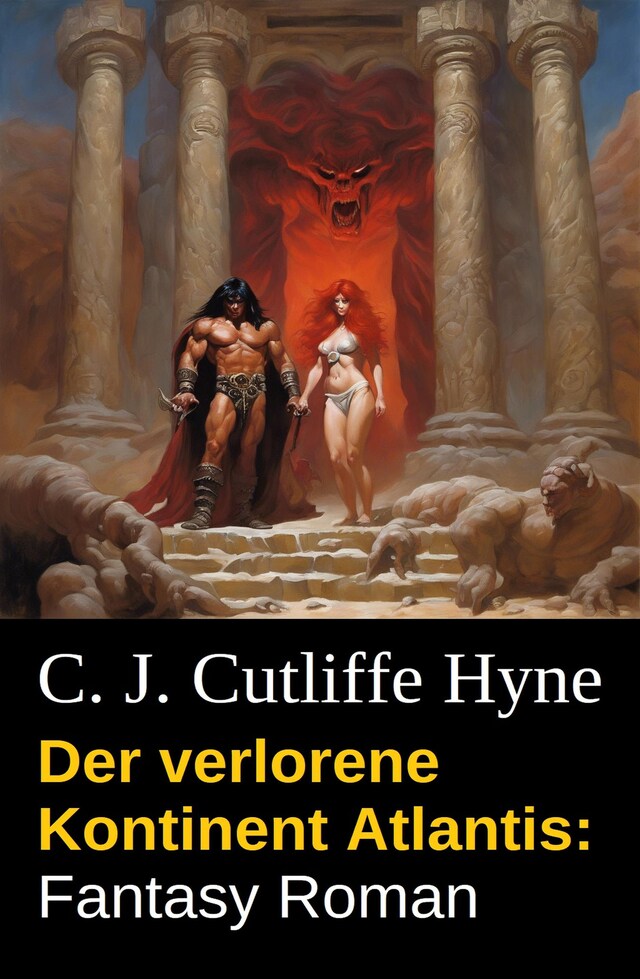 Bogomslag for Der verlorene Kontinent Atlantis: Fantasy Roman