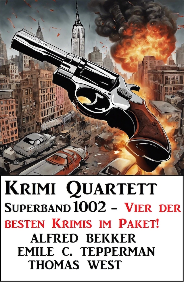 Buchcover für Krimi Quartett Superband 1002 - Vier der besten Krimis im Paket!