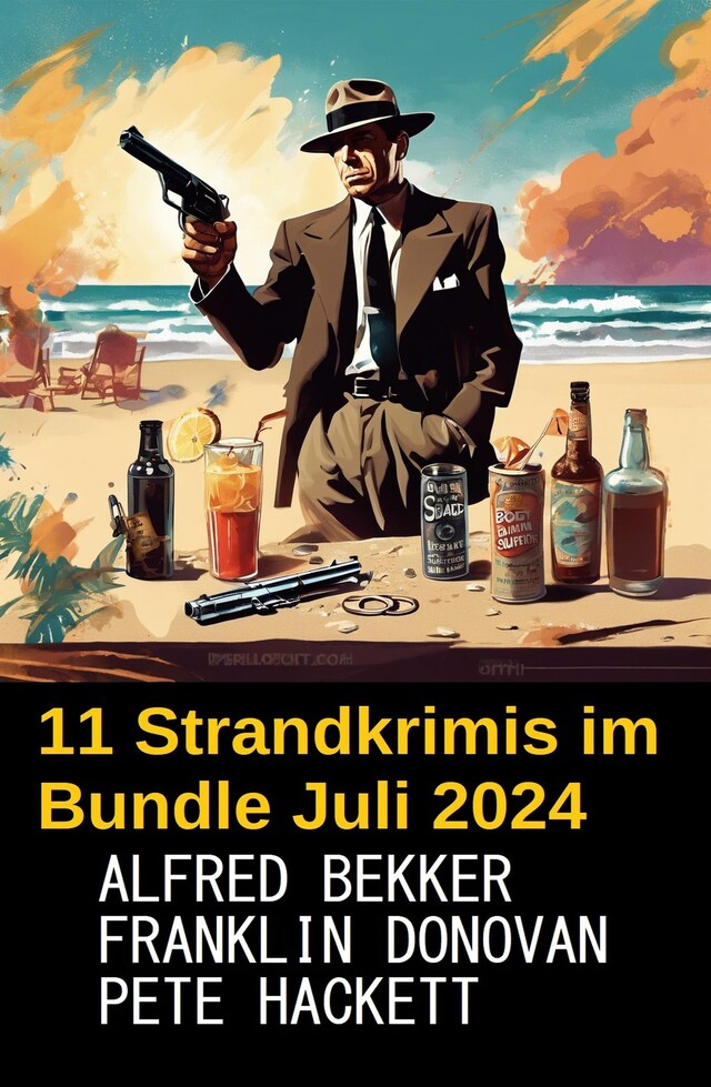 Bokomslag for 11 Strandkrimis im Bundle Juli 2024