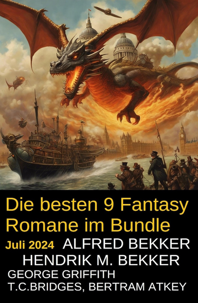 Okładka książki dla Die besten 9 Fantasy Romane im Bundle Juli 2024