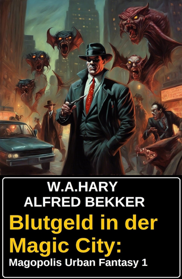 Buchcover für Blutgeld in der Magic City: Magopolis Urban Fantasy 1