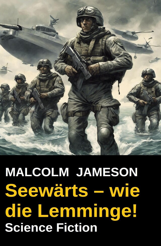 Buchcover für Seewärts – wie die Lemminge! Science 	Fiction